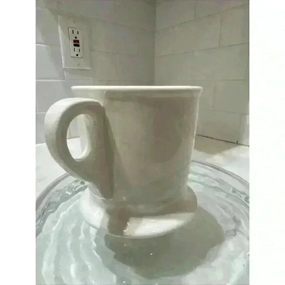 Anthropologie Homegrown Monogram Initial Coffee Mug Letter N
